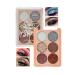 N YENABEAUTY 6 Glitter Eyeshadow Palette Festival Colors
