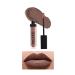 Note Cosmetics Mattemoist Lipgloss Semi-Matte Satin Finish Liquid Lipstick 414 Pinky Milk - Brown