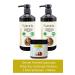 Ilgaz Naturix Organix Salt-Free Keratin Shampoo 2 Pieces 600 ml Repair Care Shampoo 500 ml Keratin Care Mask