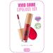 Callista Vivid Shine Lipgloss Moisturizing Shiny Lip Gloss - 101 Drop Everything Red - Red
