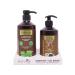 Naturix Salt-Free Paraben-Free Shampoo 2-Pack Natural Nettle Shampoo 600 Ml + 500 Ml Black Garlic Hair Conditioner