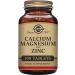 Solgar Calcium Magnesium Plus Zinc 100 Tablets