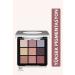 Flormar Matte & Shiny Creamy Eyeshadow Palette - Eye Shadow Palette - 001 Fallen Angel- 8682536048439