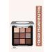 Flormar Matte & Shiny Creamy Eyeshadow Palette - Eye Shadow Palette - 004 Follow Your Heart- 8682536048460