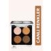 Flormar Matte & Shiny Eyeshadow Palette - Color Eyeshadow Palette - 003 Bronze Goddess - 8682536051170