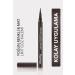 Flormar Matte Liquid Pencil Eyeliner (BROWN) - Midnight Matte Eyeliner - 002 Brown - 8690604641659