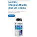Vitamin Calcium Magnesium Zinc Plus 100 Tablets in Water (Magnesium Calcium Zinc D3 K2) - Buy Online on GoSupps.com