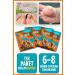 Dr Family 4 Pieces Peeling Effective Dead Skin and Crack Peeling Foot Mask