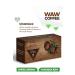 waw international Natural Coffee Enriched with Chicory Ginseng and Reishi Mushroom 1 Month (30 sachets)