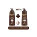 Softto Plus 2-Piece Brown Hair Shampoo The Way to Get Rid of White Hair 350 ml + 350 ml