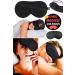 Eye Patch Sleeping Mask with Stylish Design Ultra Light Silk Sleep Mask - Breathable Surface and Comfortable Sleep - Buy Online on GoSupps.com