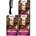 Palette Deluxe Hair Dye 7-554 Golden Caramel X 3 Pieces + Hair Opening Comb