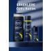 NIVEA Men Men's Deep Extreme Shower Gel 500ml 3 in 1 Complete Care Body Hair and Face Energizing Fragrance - Buy Online on GoSupps.com