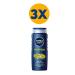 NIVEA Shower Shampoo Energy Men 500ml X3