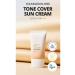 BOM Tone Equalizing Vegan Sun Cream Foundation Free Tone Cover Sun Cream Spf50 Pa
