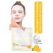 KOEC Bio Collagen Transparent Natural Skin Korean Mask Instant Brightening Moisturizing - Vitamin C Niacinamide