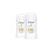 Dove Women's Stick Deodorant Invisible Dry 1/4 Moisturizing Cream Effective 40ml X2 Pieces - Buy Online on GoSupps.com
