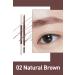 ETUDE Bare Edge Slim Brow / 3d Hexagonal Tip Natural Looking Eyebrow Pencil-02 Natural Brown - Buy Online on GoSupps.com