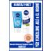 NIVEA Facial Cleansing Gel 150 ml Hand Cream 100 ml Makeover Compact Powder Gift