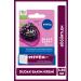NIVEA Blackberry Lip Care Cream and Gloss 4.8gr Moisturizing Light Burgundy Shimmer Smooth Lip