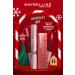 Maybelline New York Lash Sensational Sky High Mascara & Super Stay Vinyl Ink Long-Lasting Liquid Glossy Lipstick 15 Peachy