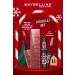 Maybelline New York Super Stay Vinyl Ink Long-Lasting Liquid Glossy Lipstick 115 Peppy & Mini Sky High Cosmic Black Mascara