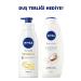 NIVEA Nivea Q10 Firming Body Lotion 400 Ml + Coconut 750 Ml Shower Gel + Shower Slippers