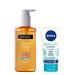 Neutrogena Anti-Acne Facial Cleansing Gel 200 Ml & Nivea White Clay Mask 3 in 1 Mask150 Ml