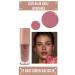 Cleo Cosmetics- Natural Looking Lasting All Day Blush & Lipstick (LIP&CHEEK) Dusty Rose - Buy Online on GoSupps.com