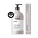 L'oreal Professionnel Serie Expert Silver Color Balancing Purple Shampoo for Very Light Blonde Grey and White Hair 750ml