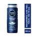 NIVEA Men's Shower Gel - Hair and Body Shampoo 500 ml Protect & Care - Buy Online on GoSupps.com