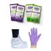 Glosse Lavender Scented Foot Mask Skin Renewing Dead Skin Peeling Foot Mask - Buy Online on GoSupps.com