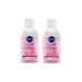 NIVEA Rose Water Dual Phase Make-up Facial Cleansing Water 2 Pieces X 400 Ml