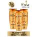 Elseve L'or al Paris 6 Miracle Oil Nourishing Care Shampoo 450 Ml 3 Pieces
