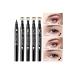 N YENABEAUTY 4 Pieces Double Sided Heart and Star Patterned Pencil Eyeliner Economic Set