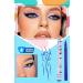 Xolo Blue Ultra Fine Tip Liquid Pencil Eyeliner Applyable Makeup Eye Waterproof