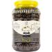 RETURN TO THE AEGEAN Very Lightly Salted Dry Sele Black Olives (DRIED BLACK LIGHT OLIVES) - 2 Kg.