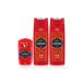 Old Spice 400ml Shower Gel & Shampoo x2(800ml)+Deo Stick 50ml Captain - Buy Online on GoSupps.com