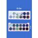 MUJGAN 12-Piece Glitter Palette Blue Berry Blue - Buy Online on GoSupps.com