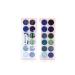 MUJGAN 12-Piece Glitter Palette Blue Berry Blue