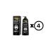 Softto Plus Black Shampoo for White Hair 350ml 4 Pieces Eco Package