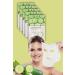 Uniquem 5 Pieces Cucumber Extract Moisturizing Face Care Mask Cucumber Face Mask XLM359