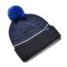 Under Armour Men's UA Golf Pom Beanie - Black / Emotion Blue