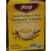 Yogi Tea - Honey Chai Turmeric Vitality (4 Pack) - Supports Overall Health with Turmeric Root Black Pepper Cinnamon Ginger Cardamom and Clove - Caffeine Free - 64 Organic Herbal Tea Bags