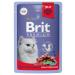 Brit Premium spiders for sterilized cats meat 85 g x 14 pcs - Buy Online on GoSupps.com