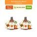SYNERGETIC Shower gel Caramel apple and vanilla 2pcs 380ml