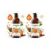 SYNERGETIC Shower gel Caramel apple and vanilla 2pcs 380ml - Buy Online on GoSupps.com