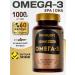 Immunity Omega 3 1000 mg fish oil in Omega 3 capsules