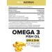 aTech nutrition Omega 3 fish fat capsules 60 pcs - Buy Online on GoSupps.com