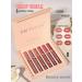 Beauty secret Set of liquid lipsticks of matte 6 pieces